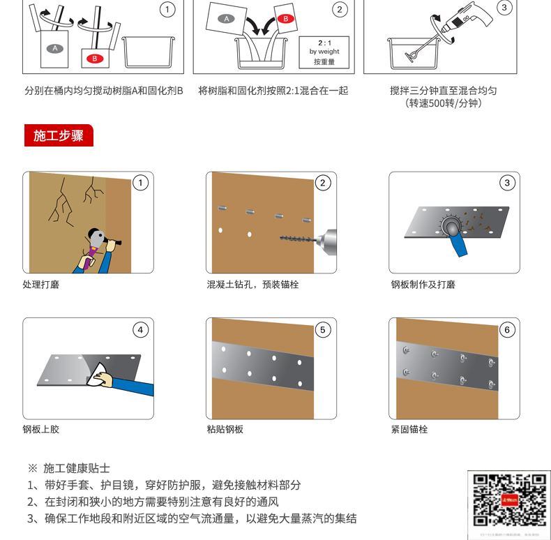 包钢合川粘钢加固施工过程